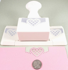 Marth Stewart- Heart Doily Lattice-Deep Edge Paper Punch