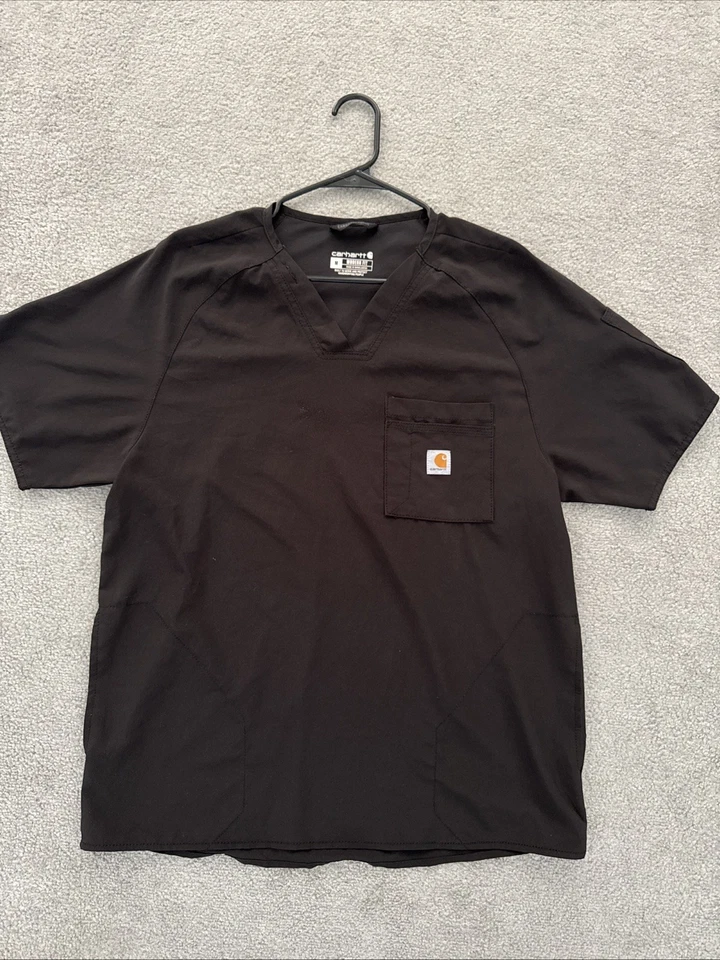 MEN’S SCRUBS Carhartt Force Top and Bottoms Size Medium Black & Navy - Image 4 of 4