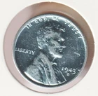 1943 WWII Lincoln Wheat Steel Penny Collectible US Collection Very Good War Coin