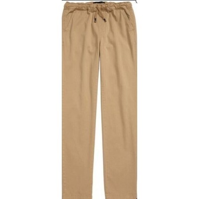 Treasure & Bond Boys All Day Relaxed Pants In Tan Small (7/8) MSRP $39