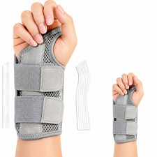 Wrist Brace for Carpal Tunnel - Adjustable Night Support Brace with Splints New