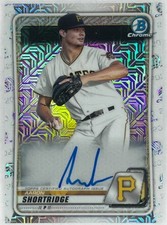 AARON SHORTRIDGE Auto - Mega Box Mojo Refractor 2020 Bowman Chrome #BMA-AS