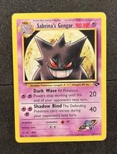 Pokémon TCG Sabrina's Gengar Gym Challenge 29/132 Non-Holo Rare HP on eBay