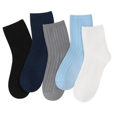 SERISIMPLE Viscose Bamboo Stretch Kids Ankle School Kids Crew Socks Breathabl...