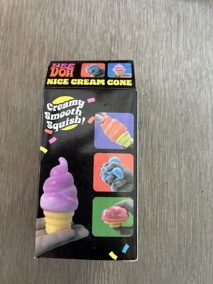 Pink Needoh Nice Cream Cone New in Box Ice Cream Squish Toy AUTHENTIC