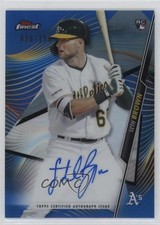 2020 Topps Finest Finest Auto Blue Refractor 28/150 Seth Brown #FA-SBR Auto sc2