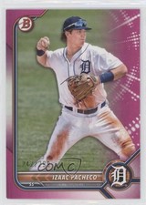2022 Bowman Prospects Fuchsia Border 242/299 Izaac Pacheco #BP-106 0l0m