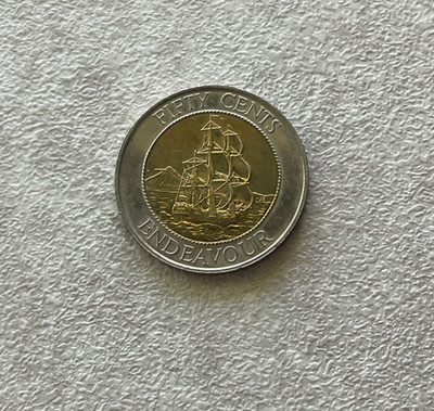 1994 New Zealand 50 Cents - Endeavour L2
