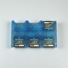 4 Of Fujifilm xD-Picture Card W/ Holder 2 x 256MB 1 x 64MB 1x 16MB Fits Olympus