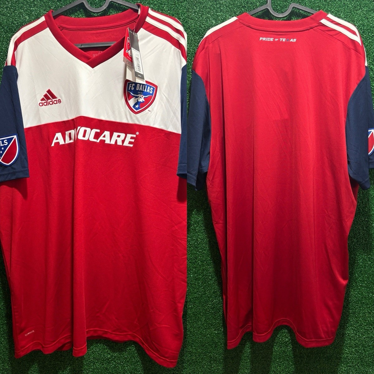 2018 adidas Climalite MLS FC Dallas Home Soccer Football Jersey sz
