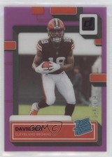 2022 Panini Clearly Donruss Rated Rookie Purple 74/175 David Bell #82 11ur
