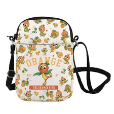 Orange Bird Inspire Crossbody Bag Cartoon Character Lover Gift Orange Bird Es...