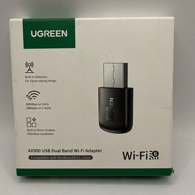 UGREEN WiFi Adapter for Desktop PC, AX900 USB WiFi 6 Adapter with 5GHz/2.4GHz...