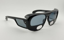 RARE Vintage Japan Bifocal Sunglasses 2.50 Reading Windows Side Shields Patent