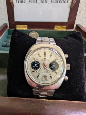 Vintage Wakmann Chronograph – 17 Jewels Incabloc – Panda Dial