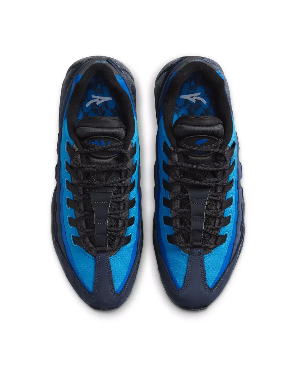 Stash × Nike Air Max 95 Black and Harbor Blue 2024 HF5515-400