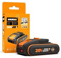 Worx WA3639 Original Powershare Akku 20V - 2000M Ah Li-Ion Neu & Ovp Original