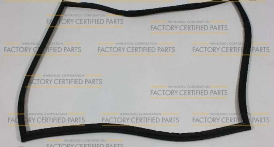 Whirlpool Refrigerator Freezer Black Gasket Set of 2 W10436248, W10436250 - Image 2 of 2