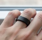 8mm Matte Black Titanium Men’s Ring – Side-Set Black CZ statement Wedding Band — photo 5