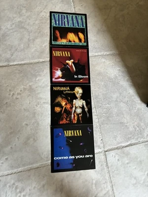 Nirvana 4 Cartes Collector 20eme Anniversaire 2011 Neuves - Photo 1/3