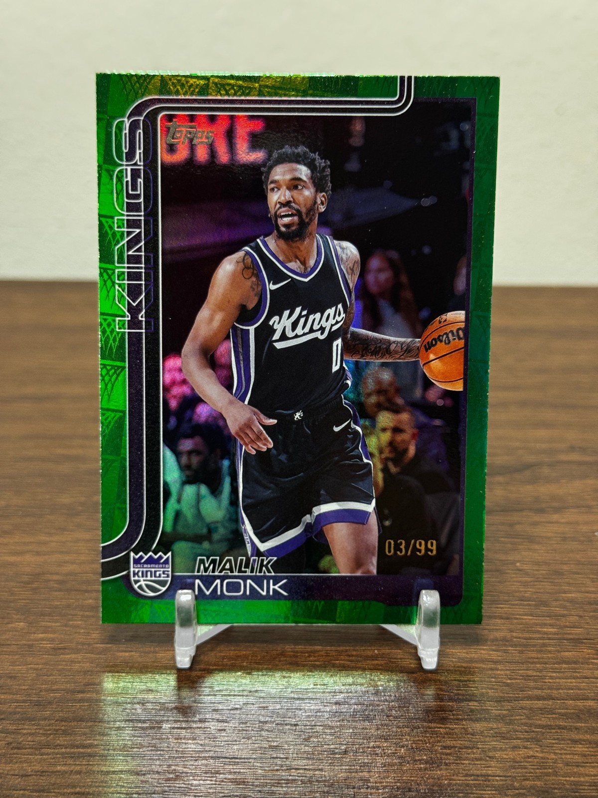 Malik Monk 2025 Topps #164 Green Rainbow /99