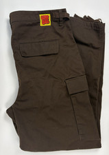 Empyre Dark Brown Loose Fit Skate Cargo Pants Size 34 measures W38 X L29 