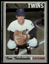 Tom Tischinski 1970 Topps #379 RC Minnesota Twins Rookie Vg-Ex