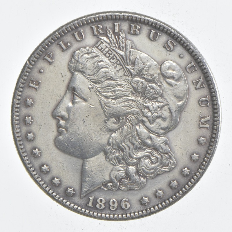 Early - 1896 Morgan Silver Dollar - 90% US Coin *051