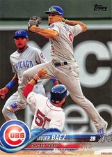 Javier Baez 2018 Topps 265 Chicago Cubs Baseball Card