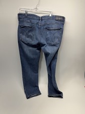 Calvin Klein Jeans Men's W38 L30 Blue Denim Straight Leg