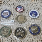 Lot 7 MILITARY CHALLENGE COINS Army Navy Airforce — photo 2