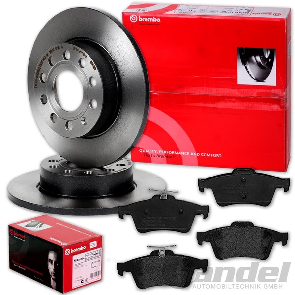 Brembo Bremsscheiben 302Mm + BelÄGe Hinten Passend FüR Ford Focus 3 2.3 RS AWD-image