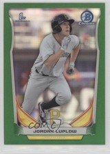2014 Bowman Draft Chrome Green Refractor 109/150 Jordan Luplow #CDP100 00i7