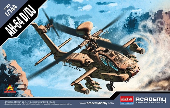 Academy 12625 - 1/144 AH-64D/DJ - New