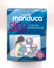 manduca Sling Tragetuch Elastisches Babytragetuch Bio Baumwolle - Powder