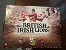 British And Irish Lions Offical Dvd And Book Set Excellent Condition