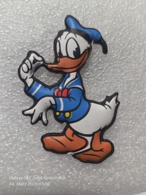 Werbefigur Disney Nutella Schaumstoff Figur 70er Jahre -  Donald Duck