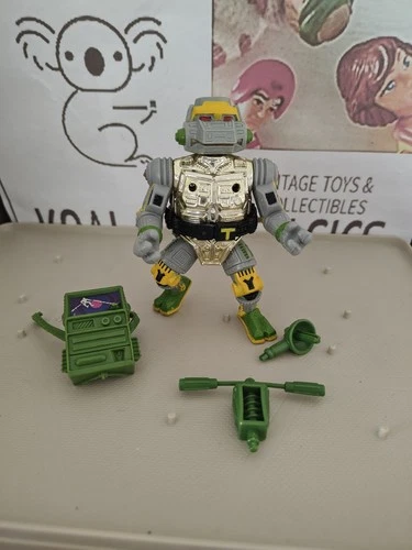 Vintage TMNT Ninja Turtles Figure Metalhead 1989 Complete