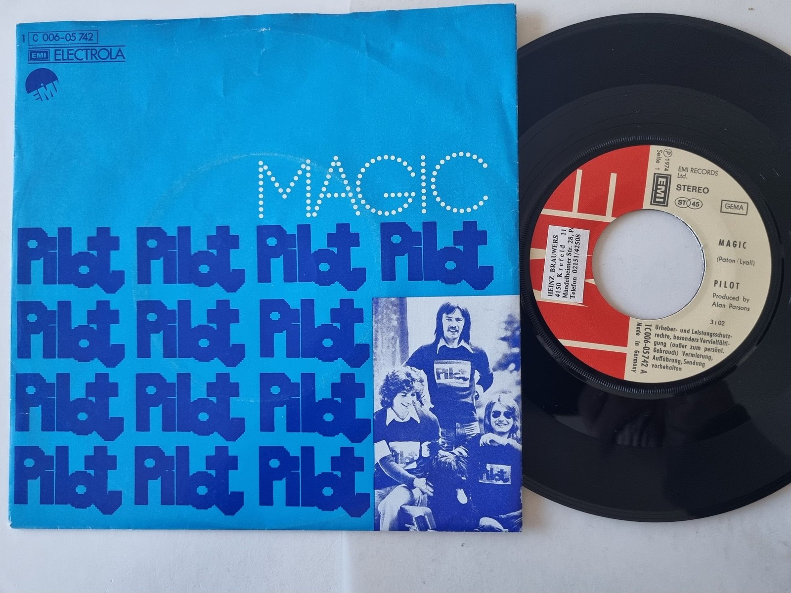 Pilot - Magic 7'' Vinyl Germany