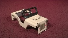VINTAGE FRICTION 3.5'' POLICE JEEP - JAPAN - - BODY SHELL