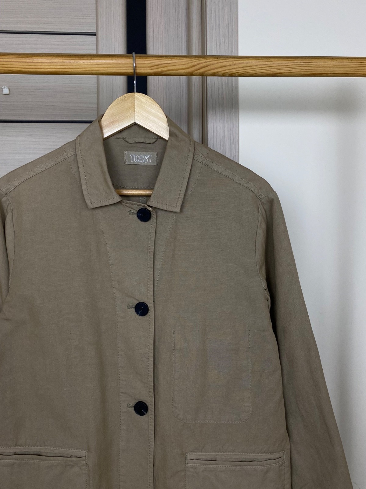 TOAST Cotton linen Canvas Workwear Jacket size 8