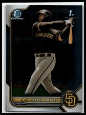 2022 Bowman #BCP-122 Zayed Salinas Chrome Prospects