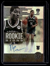 2020-21 Panini Illusions #RS-RPE Reggie Perry Rookie Signs Green