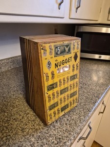 Antique, RARE, 1937 Bally NUGGET, 5 cent TRADE STIMULATOR, Vintage, Works well!!