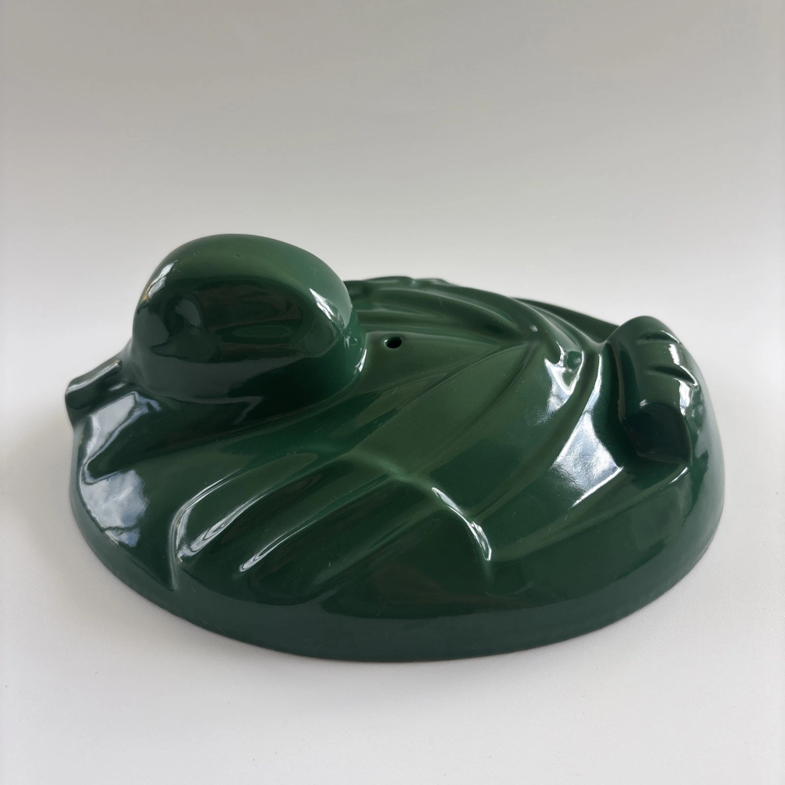 Le Creuset #20 Green Duck Cast Iron Enamel Dutch Oven TOP ONLY 1990's