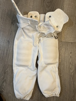 BIKE Athletic Youth FOOTBALL Pants White Size LARGE W 30'' - 32'' Boys