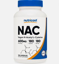 Nutricost N-Acetyl L-Cysteine (NAC) 600mg, 18...