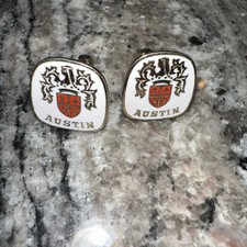 Pair of Vintage Austin Motor Company Enamel Cufflinks