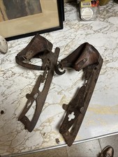 The Samuel Winslow Skate MFG. CO Antique 1900s Steel Ice Skates USA Made