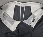 Santorelli NWOT Gray Luxury Serge Romeo Wool Dress Pants Size 50 Unfinished Hem — photo 5